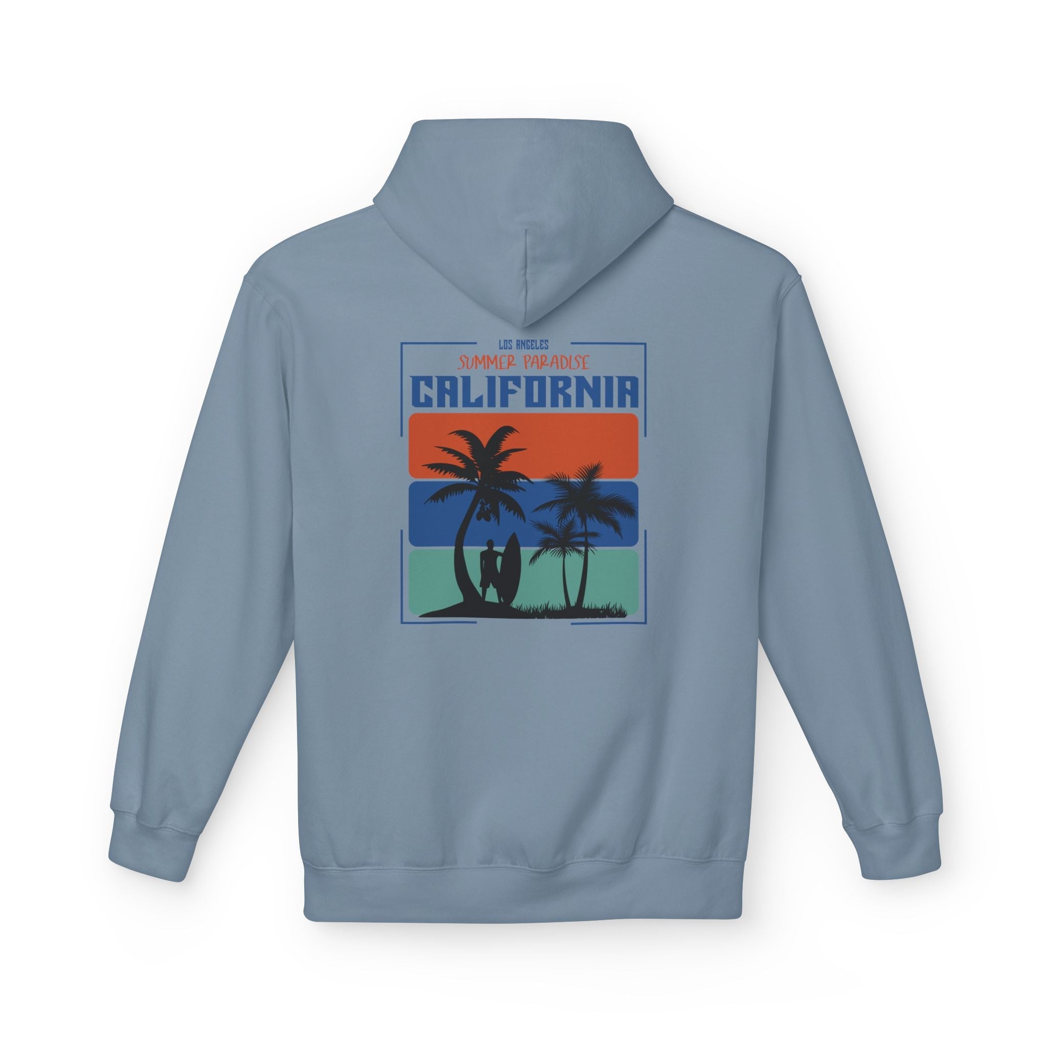 California Sunset Surf Hoodie Summer Vacation Beach Pullover - Etna Gift