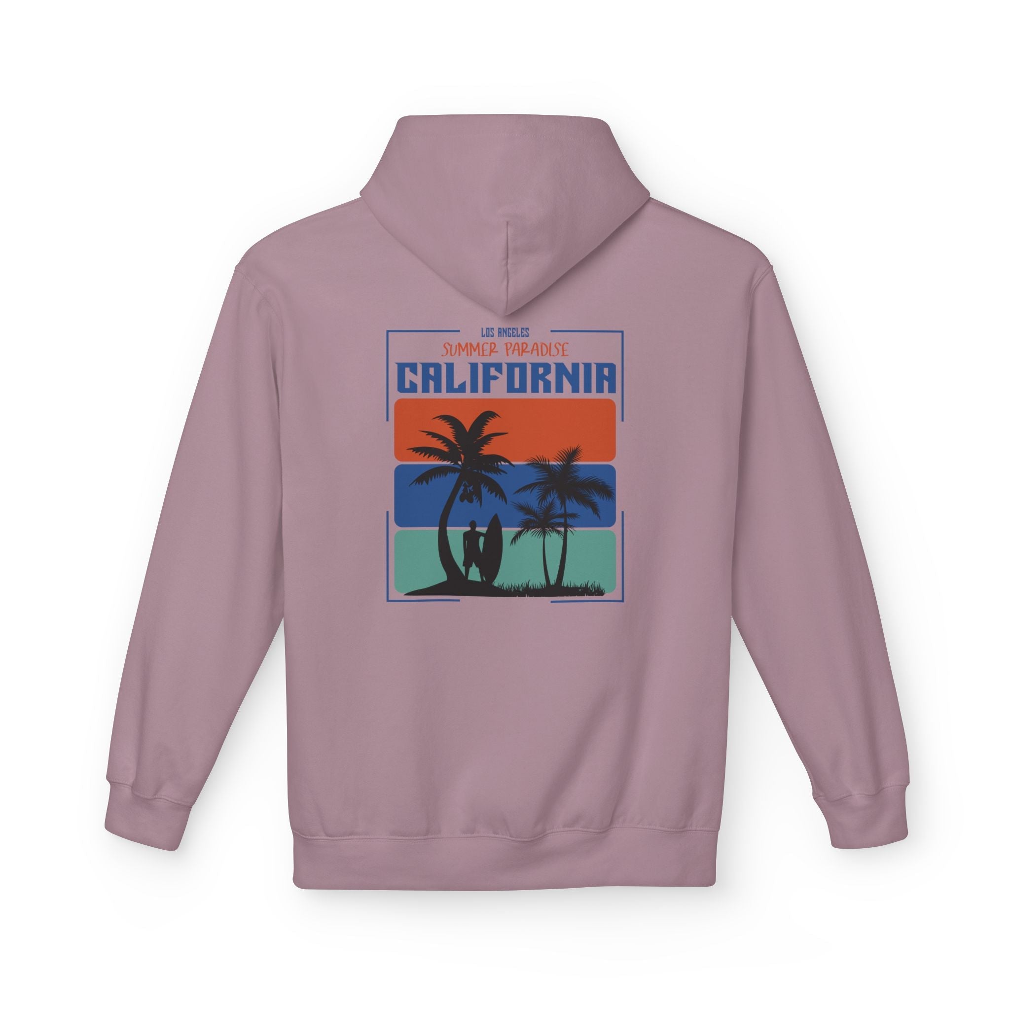 California Sunset Surf Hoodie Summer Vacation Beach Pullover - Etna Gift