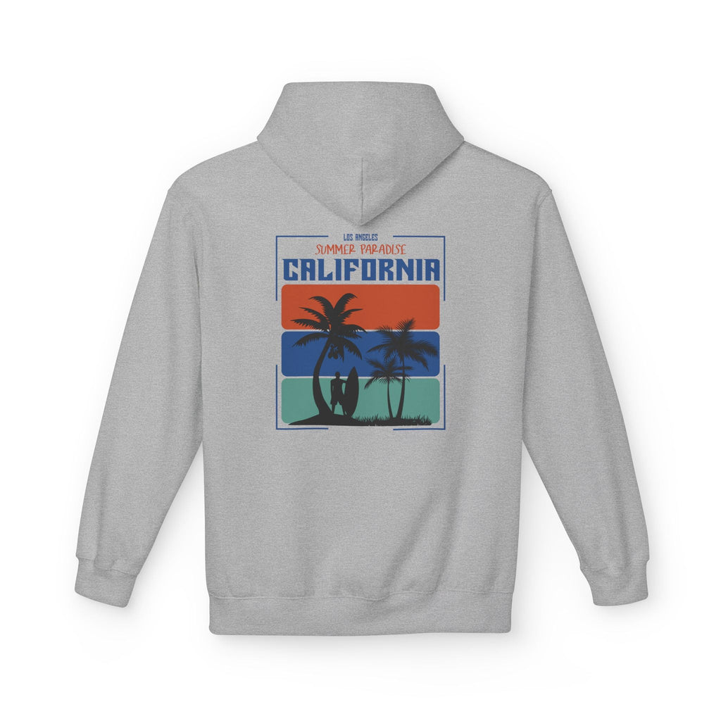 California Sunset Surf Hoodie Summer Vacation Beach Pullover - Etna Gift