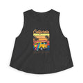 California Super Surfer Crop Top Retro Beach Van Surf Graphic - Etna Gift