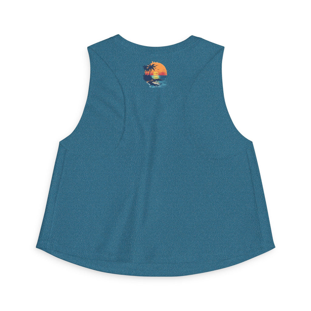 California Super Surfer Crop Top Retro Beach Van Surf Graphic - Etna Gift
