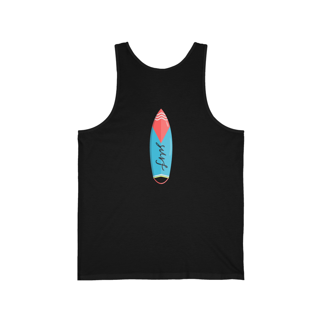 California Super Surfer Tank Top Retro Surfboard Beach Tank - Etna Gift