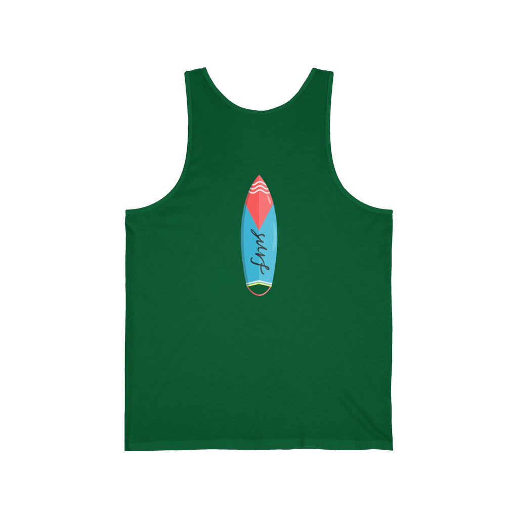 California Super Surfer Tank Top Retro Surfboard Beach Tank - Etna Gift