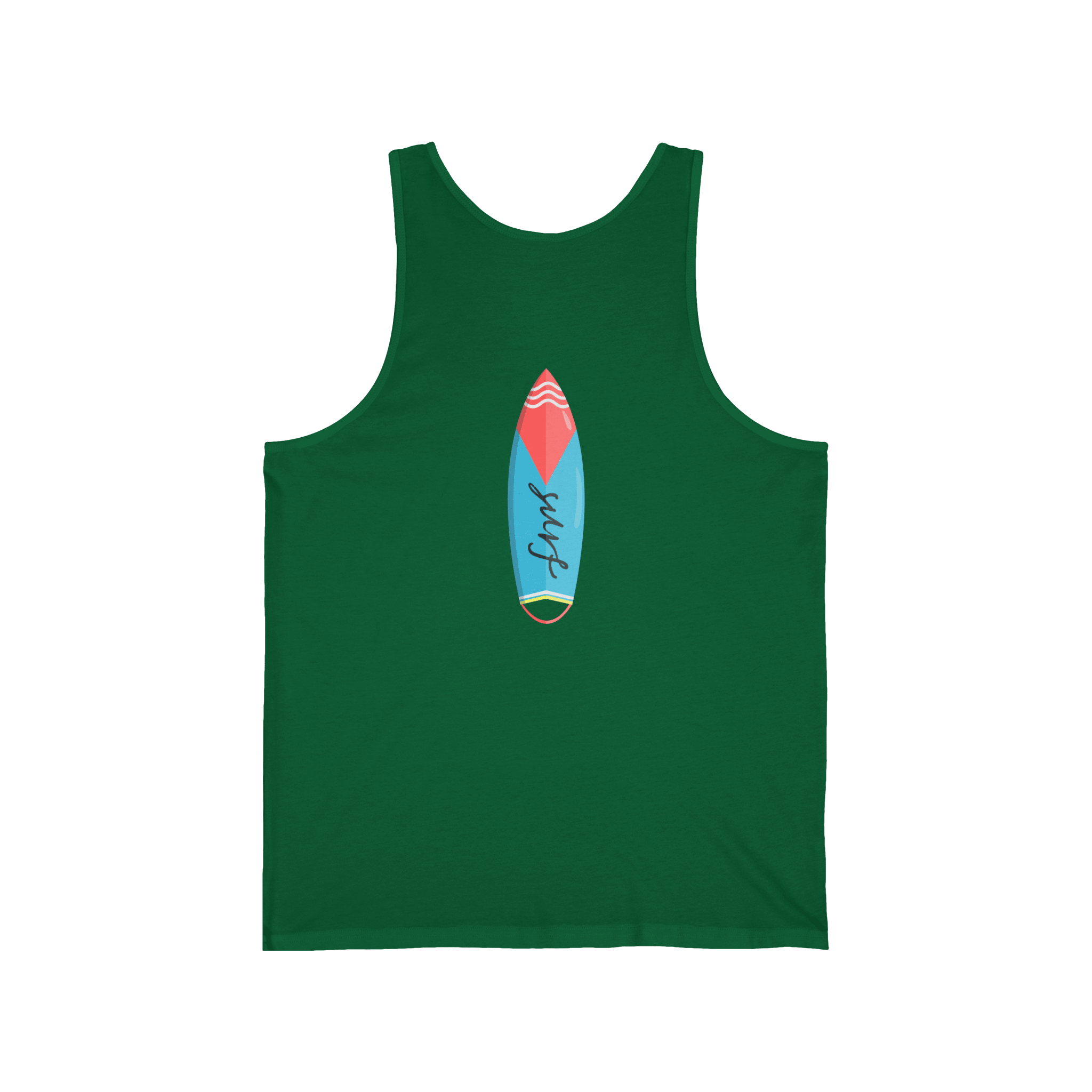 California Super Surfer Tank Top Retro Surfboard Beach Tank - Etna Gift