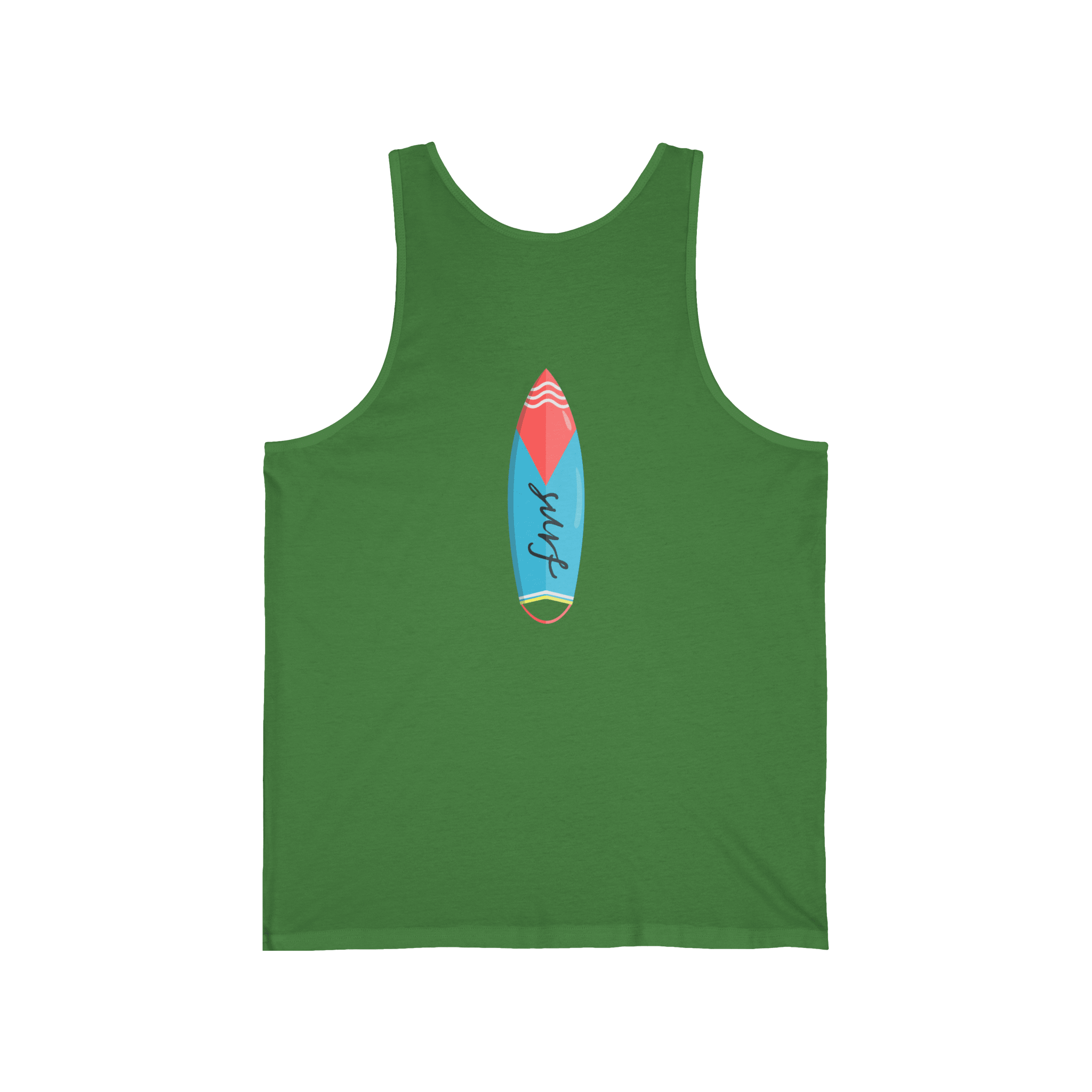 California Super Surfer Tank Top Retro Surfboard Beach Tank - Etna Gift