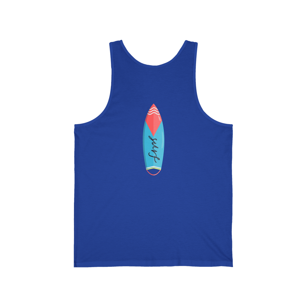 California Super Surfer Tank Top Retro Surfboard Beach Tank - Etna Gift