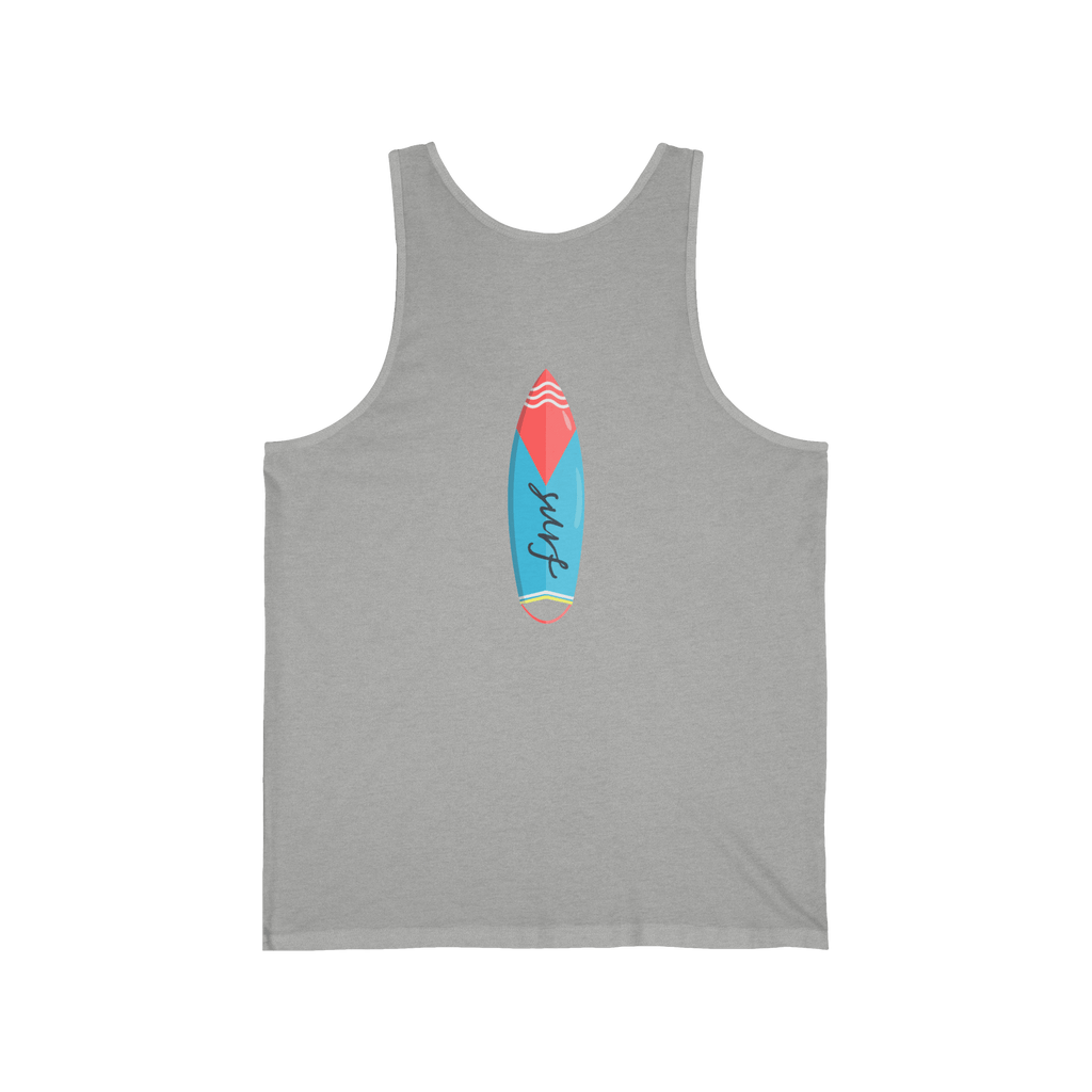 California Super Surfer Tank Top Retro Surfboard Beach Tank - Etna Gift