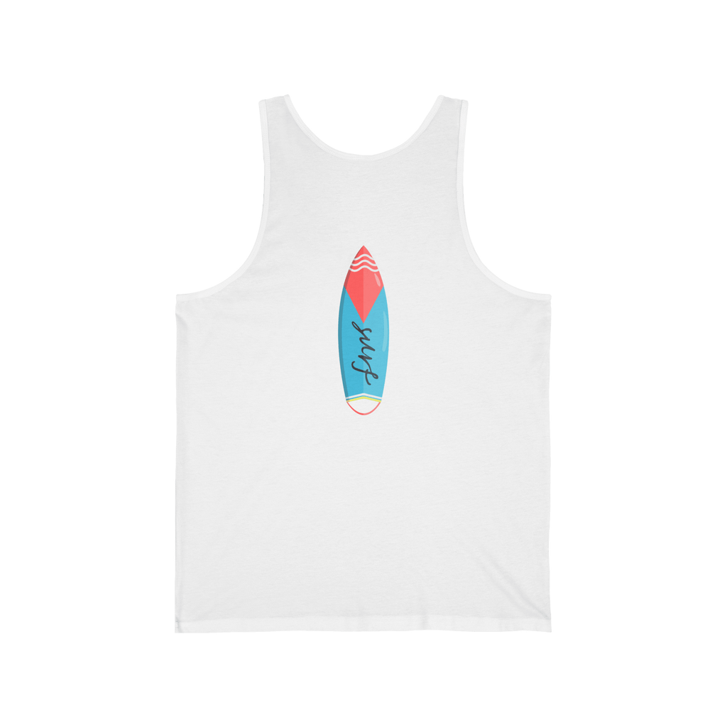 California Super Surfer Tank Top Retro Surfboard Beach Tank - Etna Gift