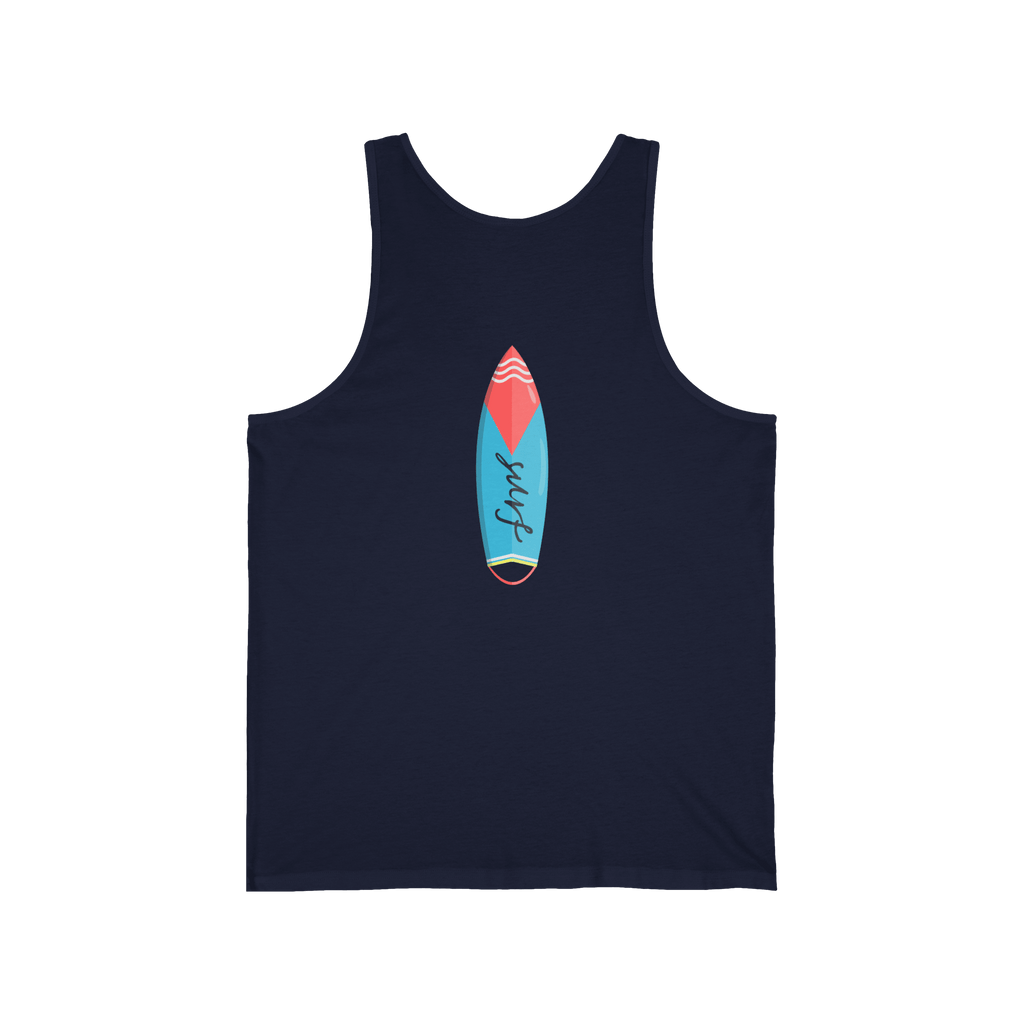 California Super Surfer Tank Top Retro Surfboard Beach Tank - Etna Gift