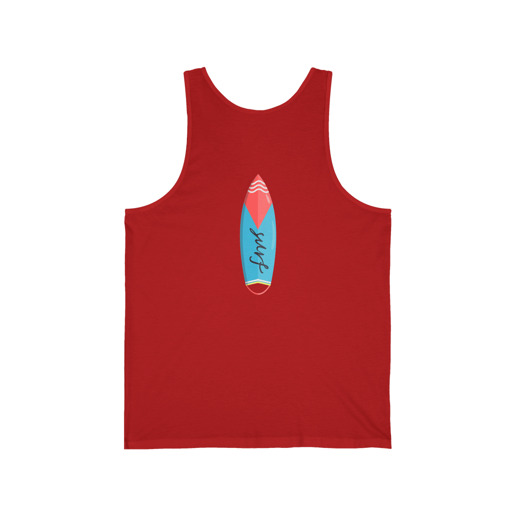 California Super Surfer Tank Top Retro Surfboard Beach Tank - Etna Gift
