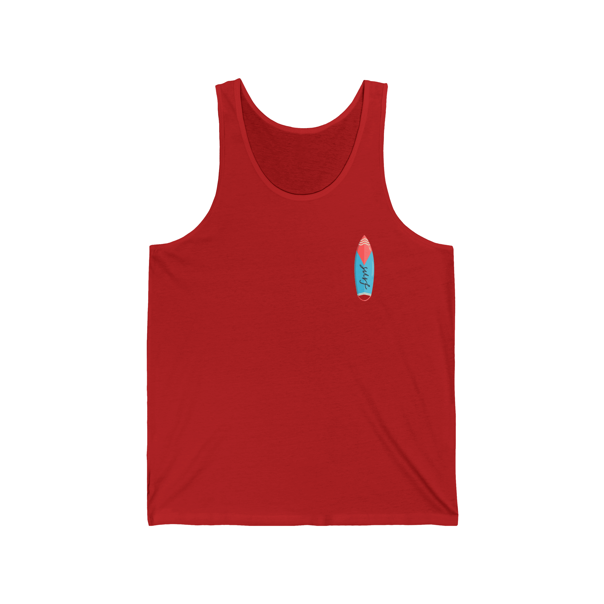 California Surf Tank Top 'Super Surfer' Vintage Beach Surfboard Design - Etna Gift