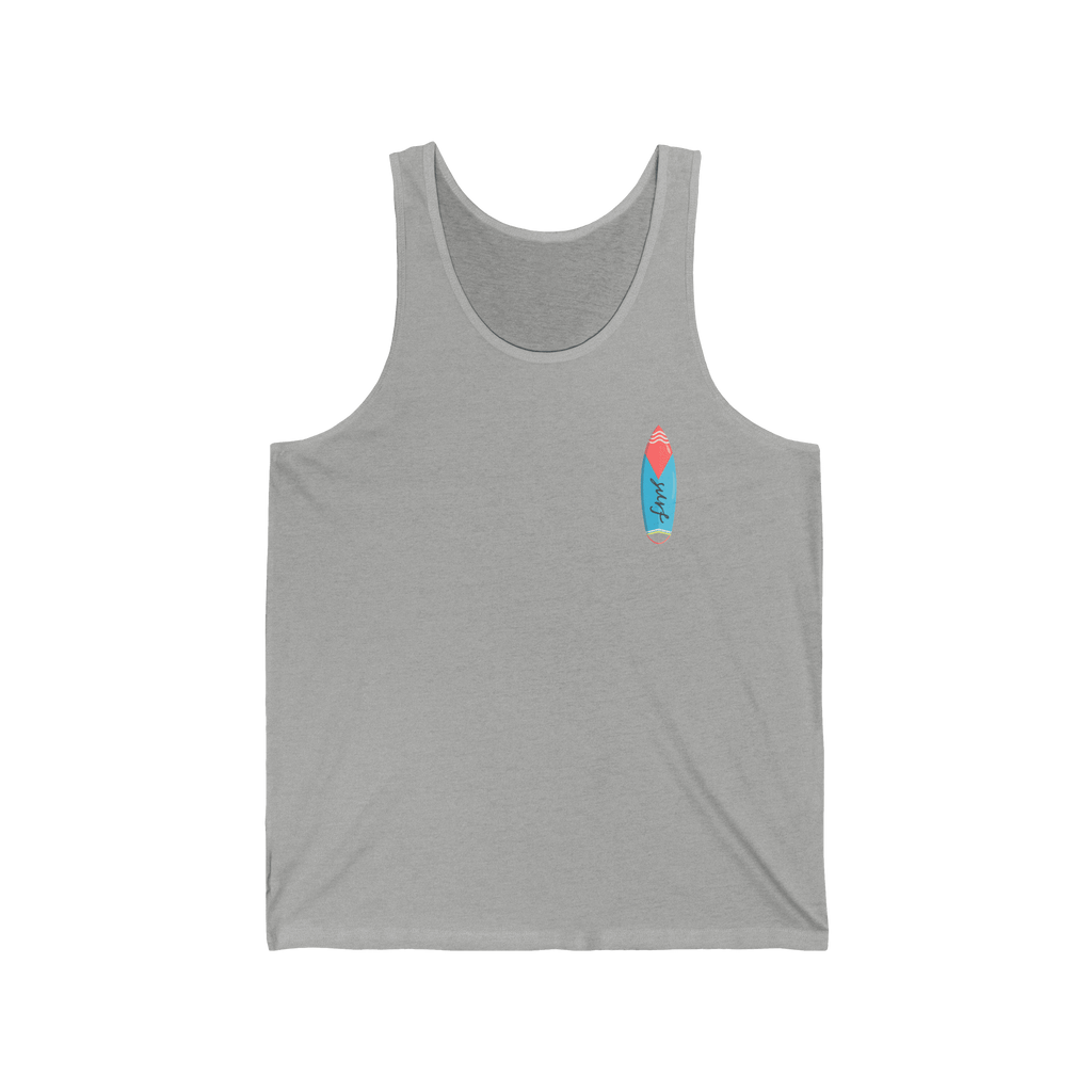 California Surf Tank Top 'Super Surfer' Vintage Beach Surfboard Design - Etna Gift