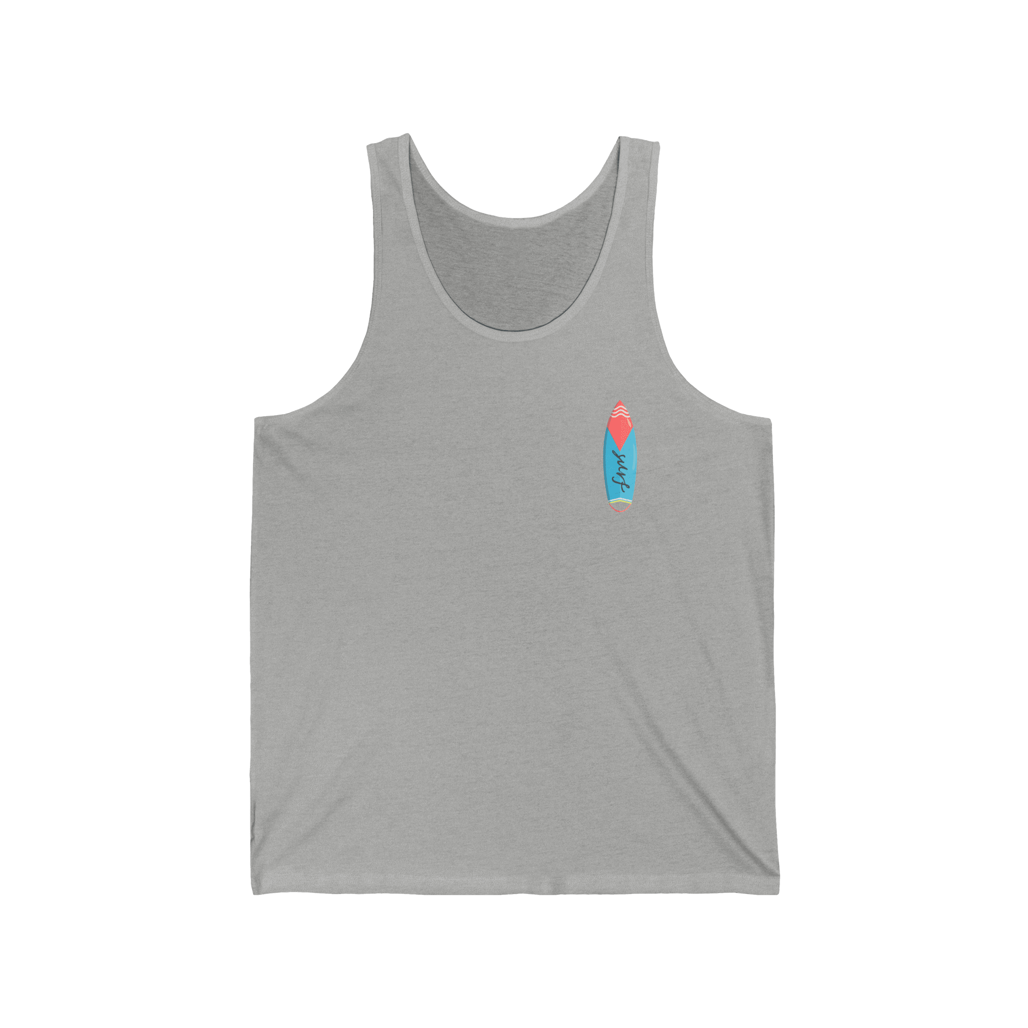 California Surf Tank Top 'Super Surfer' Vintage Beach Surfboard Design - Etna Gift