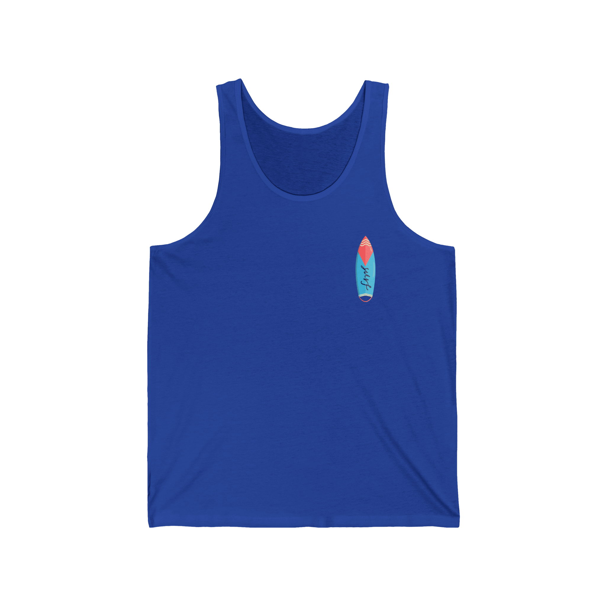California Surf Tank Top 'Super Surfer' Vintage Beach Surfboard Design - Etna Gift