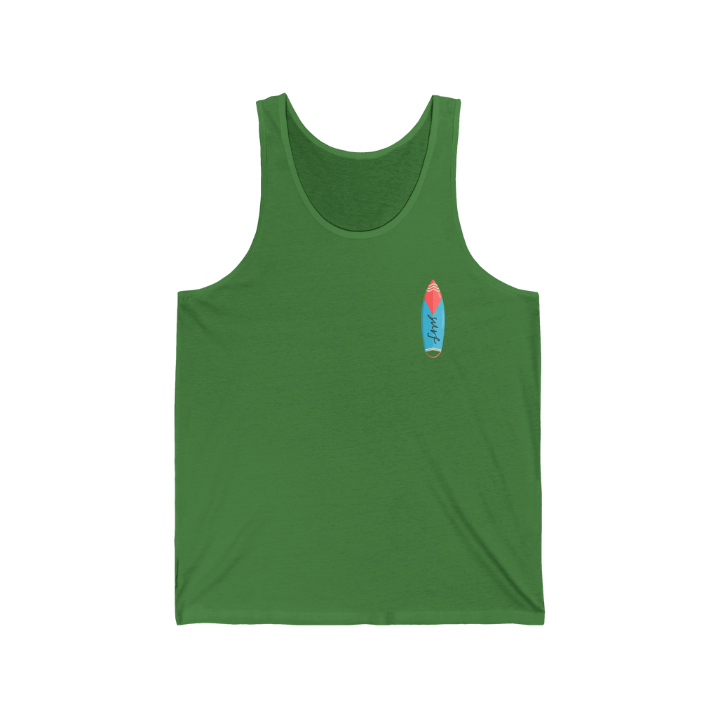 California Surf Tank Top 'Super Surfer' Vintage Beach Surfboard Design - Etna Gift