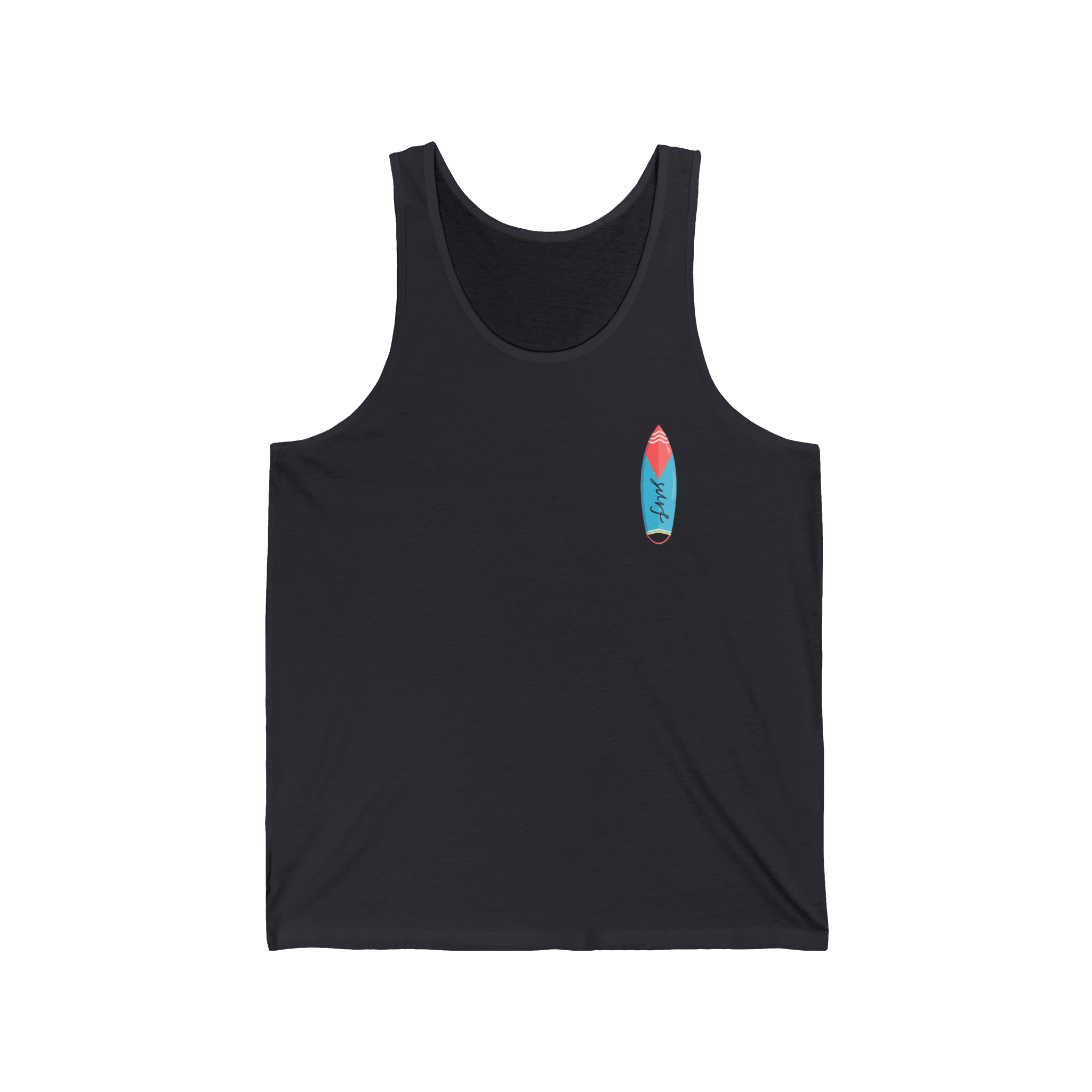 California Surf Tank Top 'Super Surfer' Vintage Beach Surfboard Design - Etna Gift