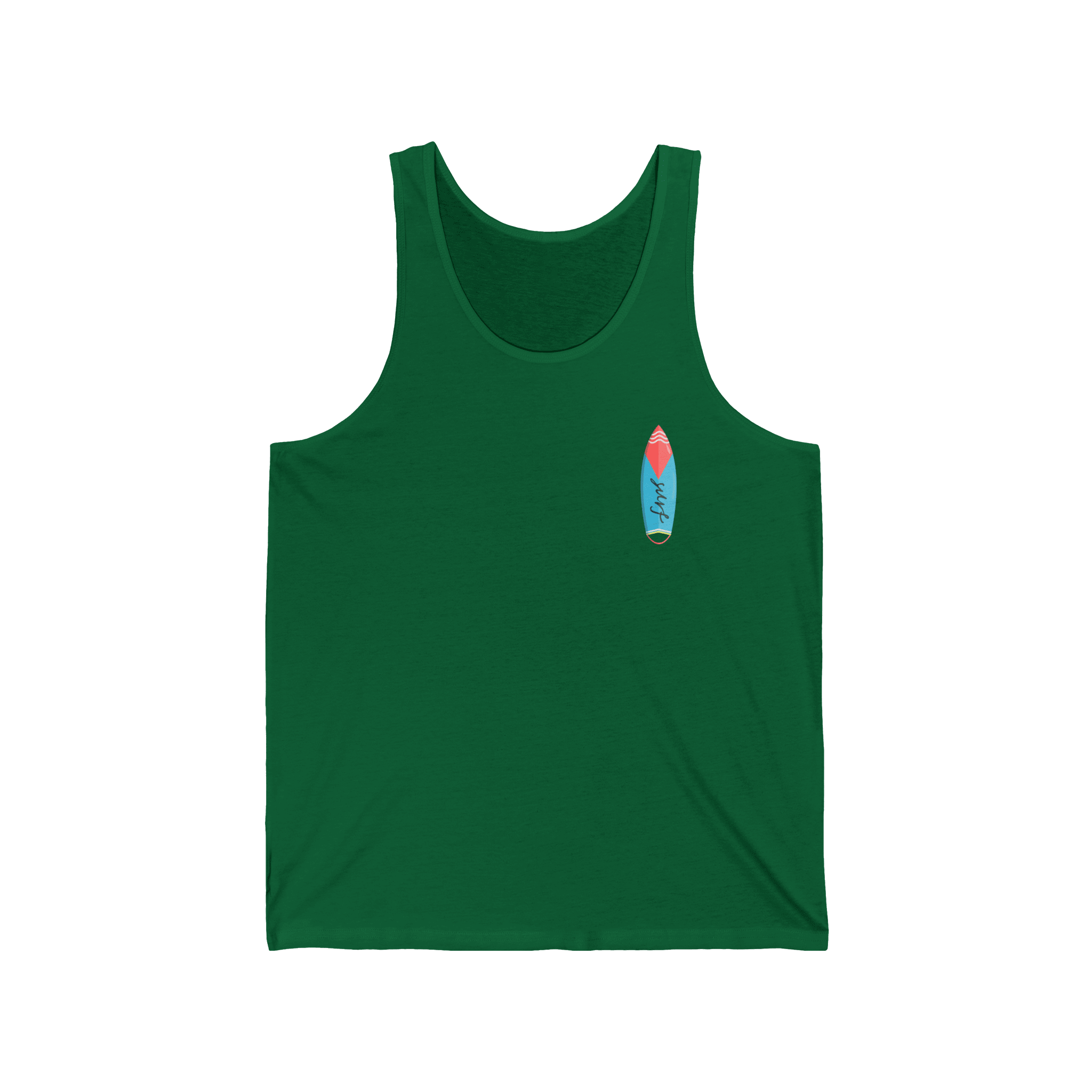 California Surf Tank Top 'Super Surfer' Vintage Beach Surfboard Design - Etna Gift