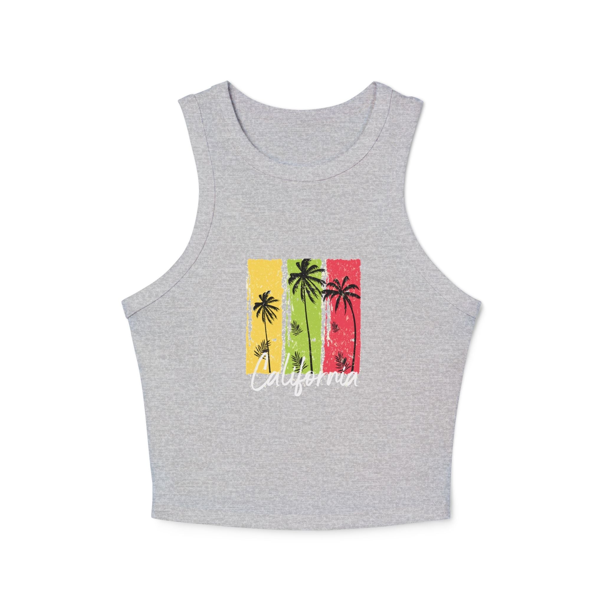California Surf Van Racer Tank Top Retro Beach Graphic - Etna Gift