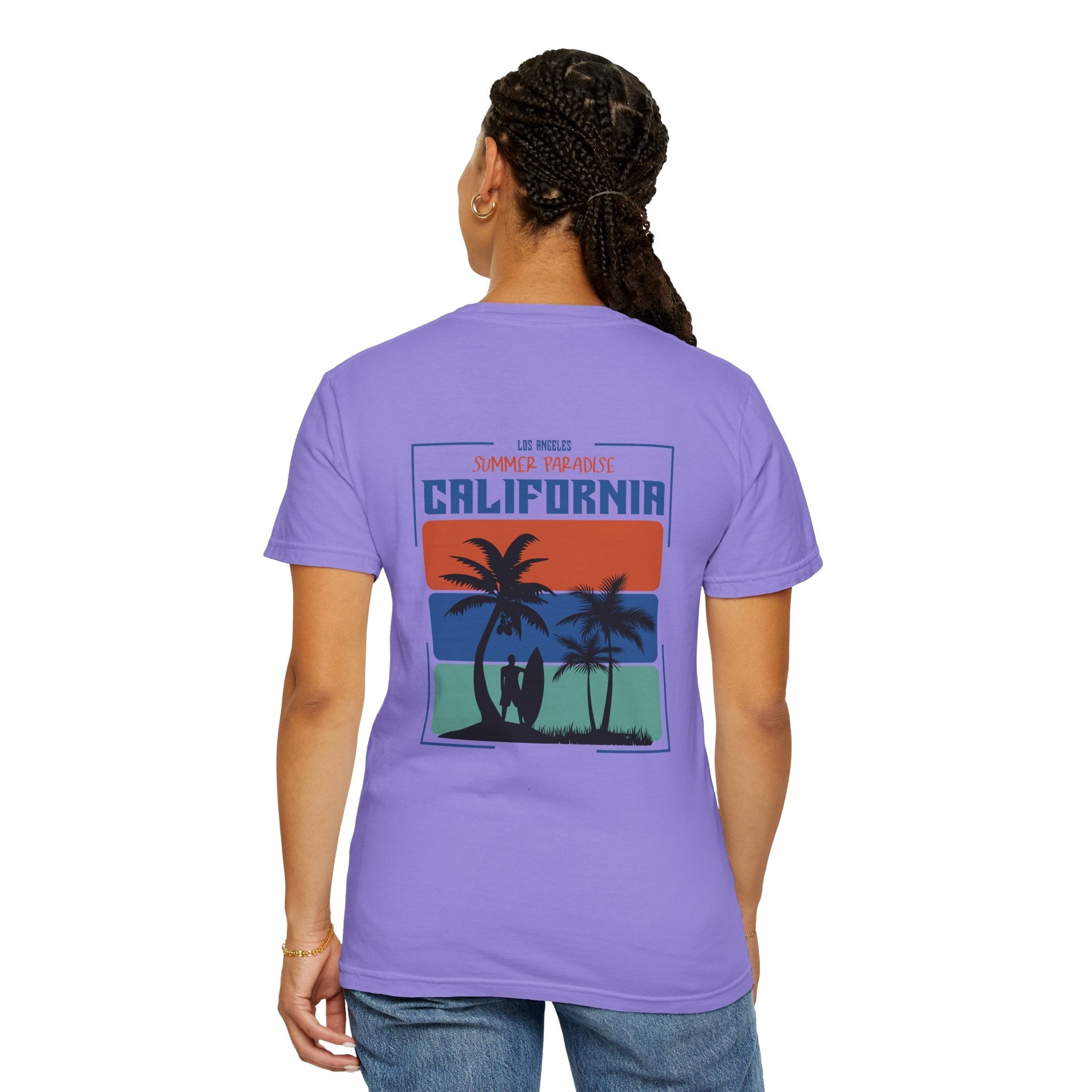 California Vintage Palm T-Shirt Retro Beach Graphic Tee - Etna Gift