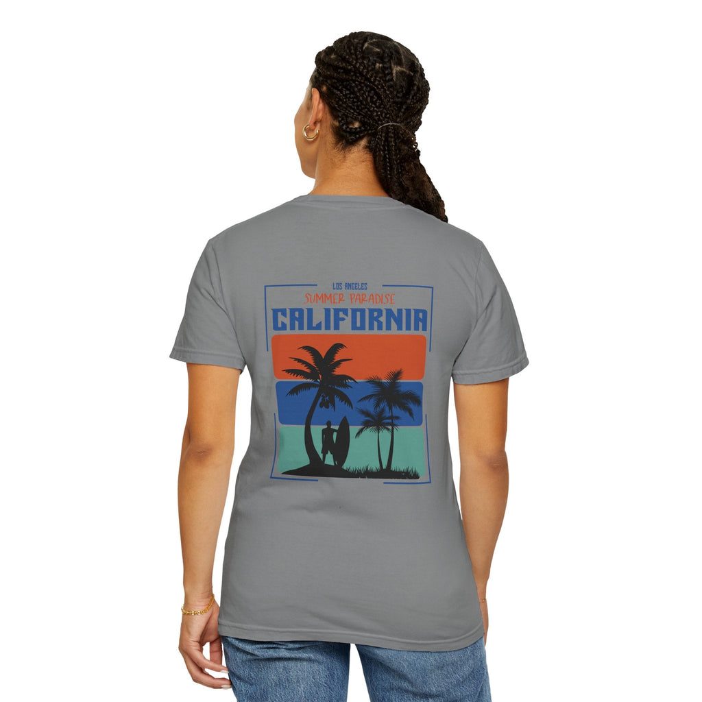 California Vintage Palm T-Shirt Retro Beach Graphic Tee - Etna Gift