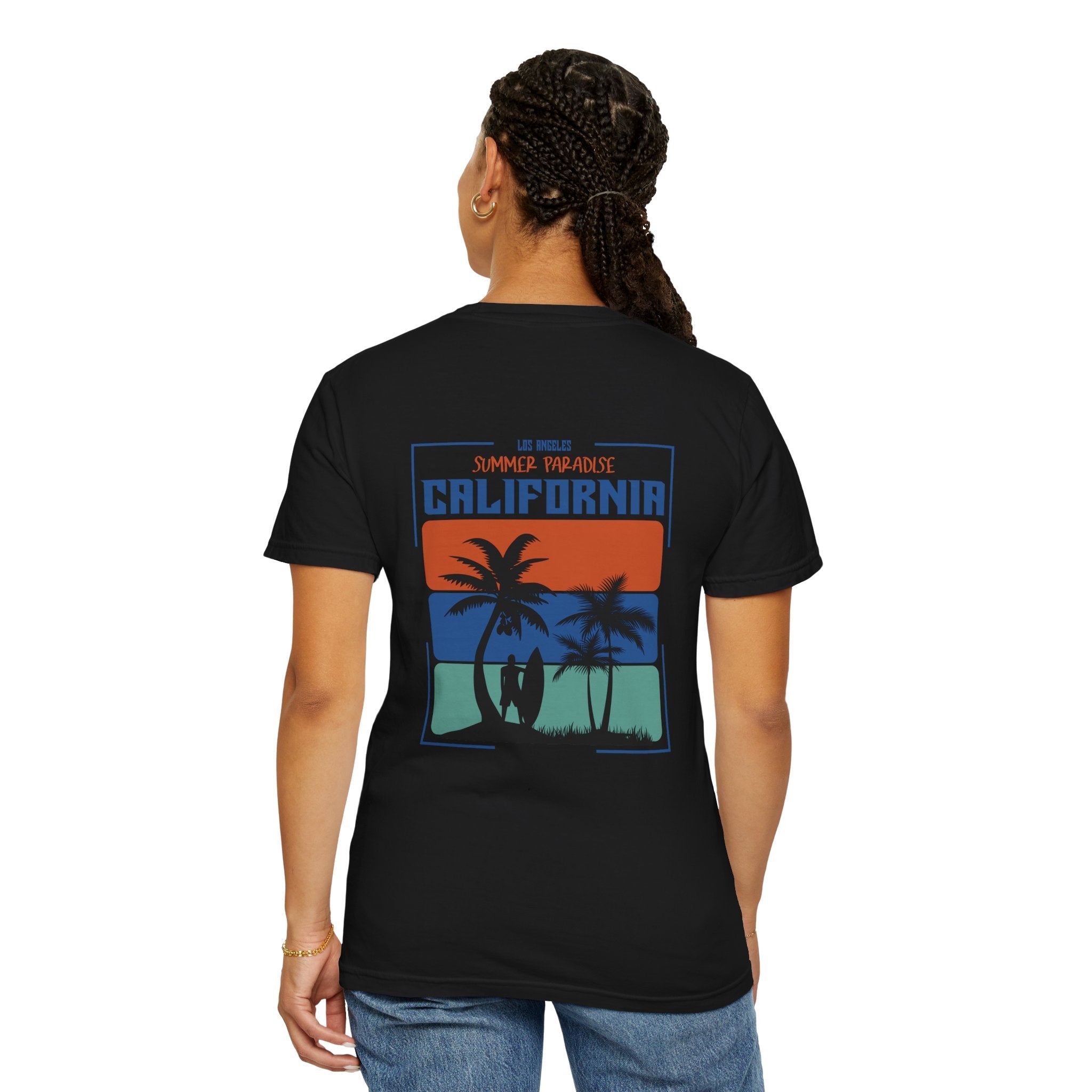 California Vintage Palm T-Shirt Retro Beach Graphic Tee - Etna Gift
