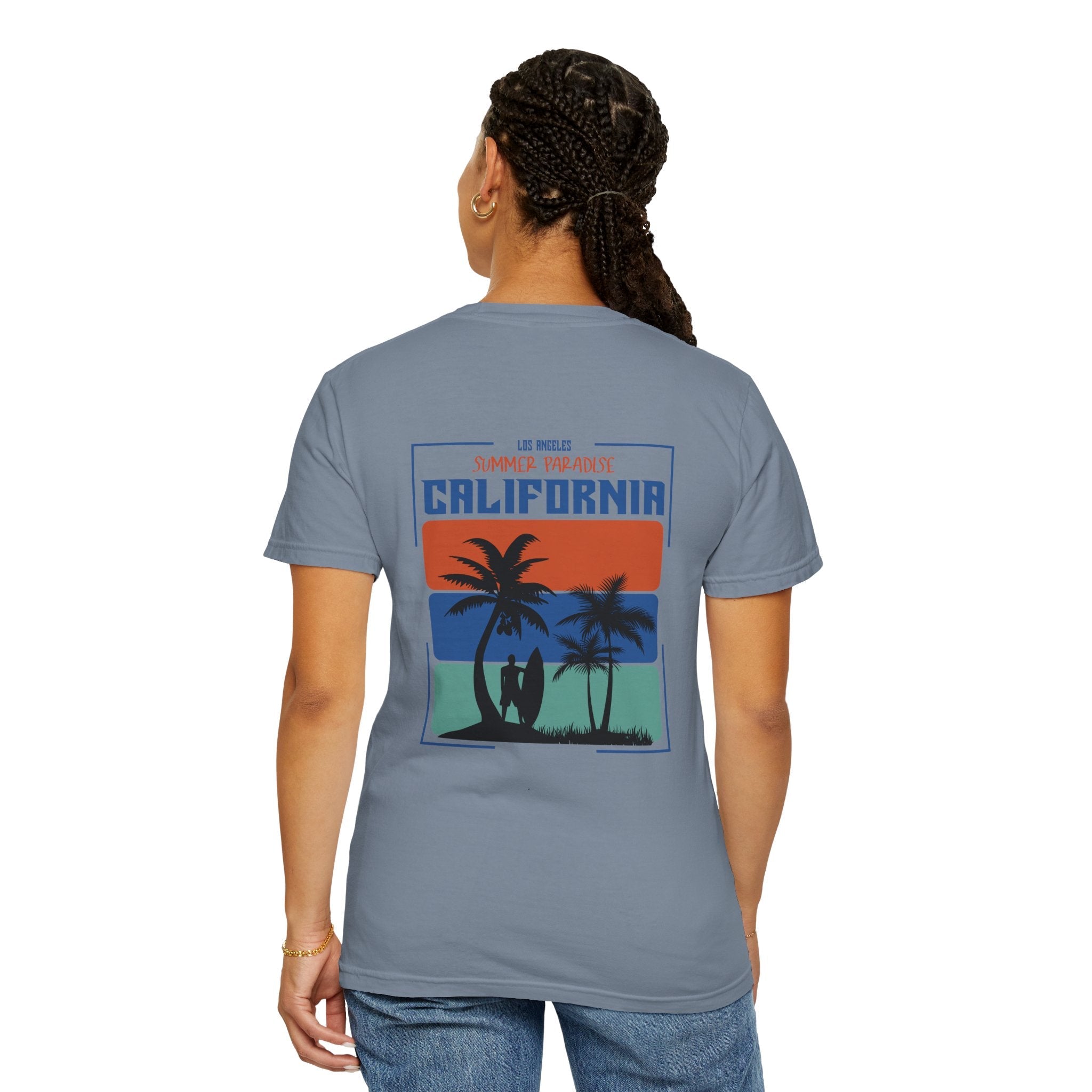 California Vintage Palm T-Shirt Retro Beach Graphic Tee - Etna Gift