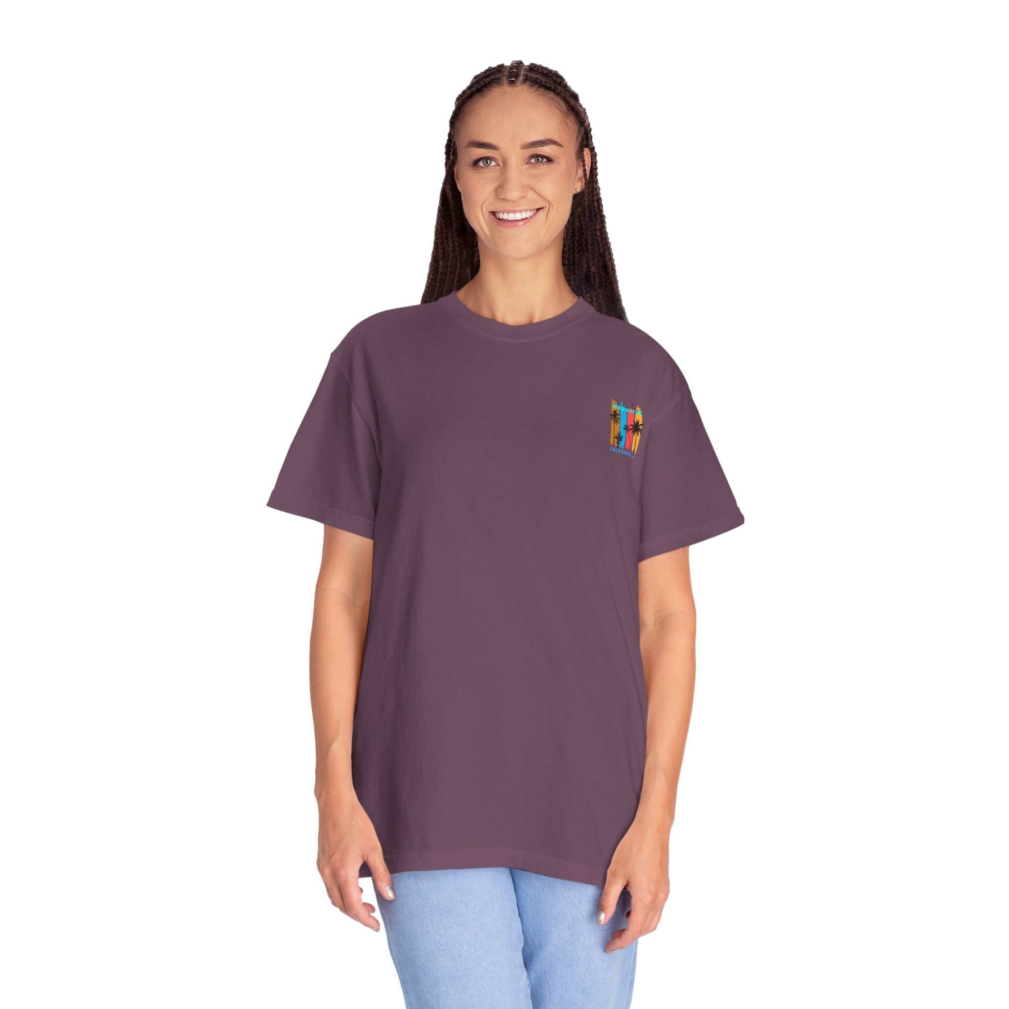 California Vintage Palm T-Shirt Retro Beach Graphic Tee - Etna Gift