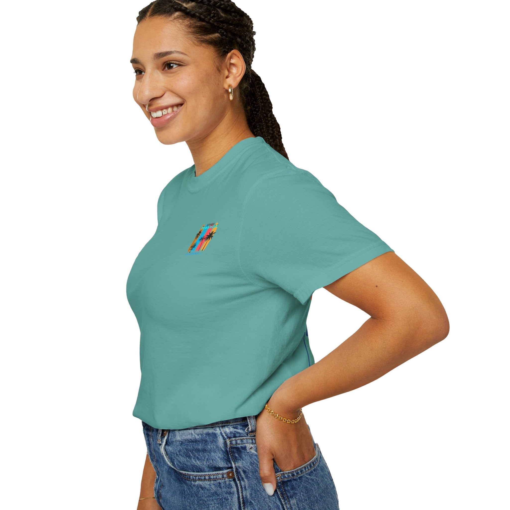 California Vintage Palm T-Shirt Retro Beach Graphic Tee - Etna Gift