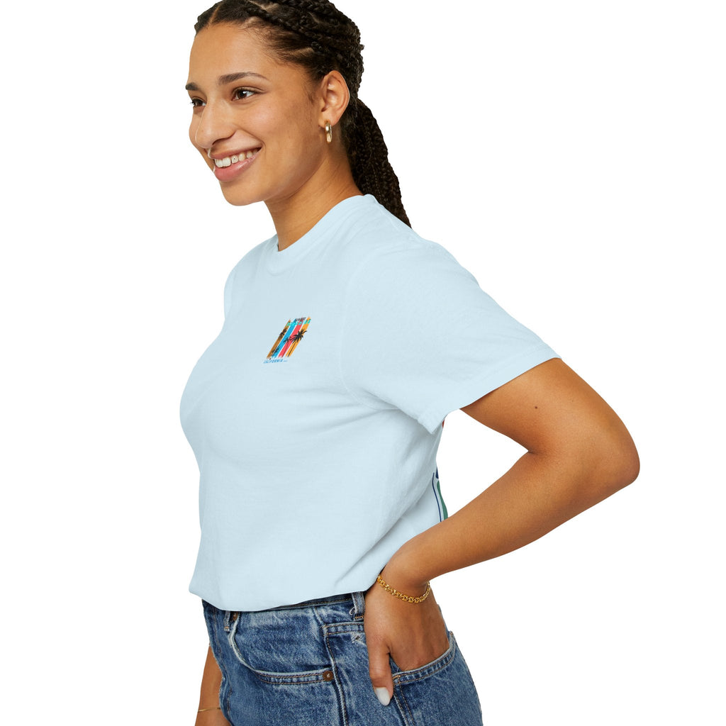 California Vintage Palm T-Shirt Retro Beach Graphic Tee - Etna Gift