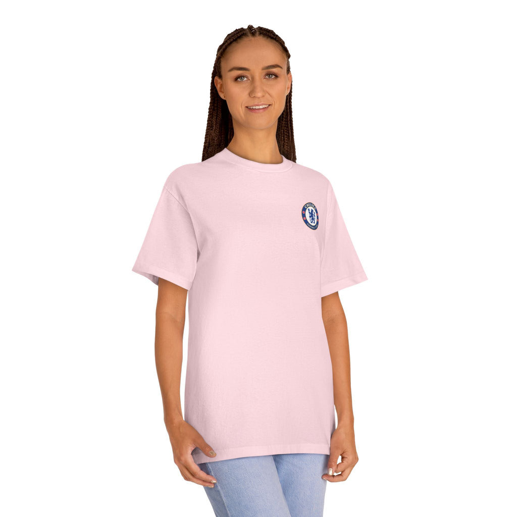 Chelsea Football Club Tee Minimal Crest Front & CHELSEA Back - Etna Gift