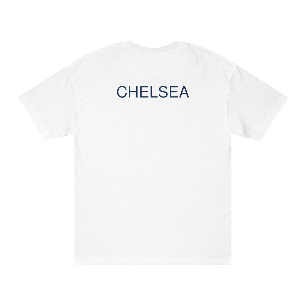 Chelsea Football Club Tee Minimal Crest Front & CHELSEA Back - Etna Gift