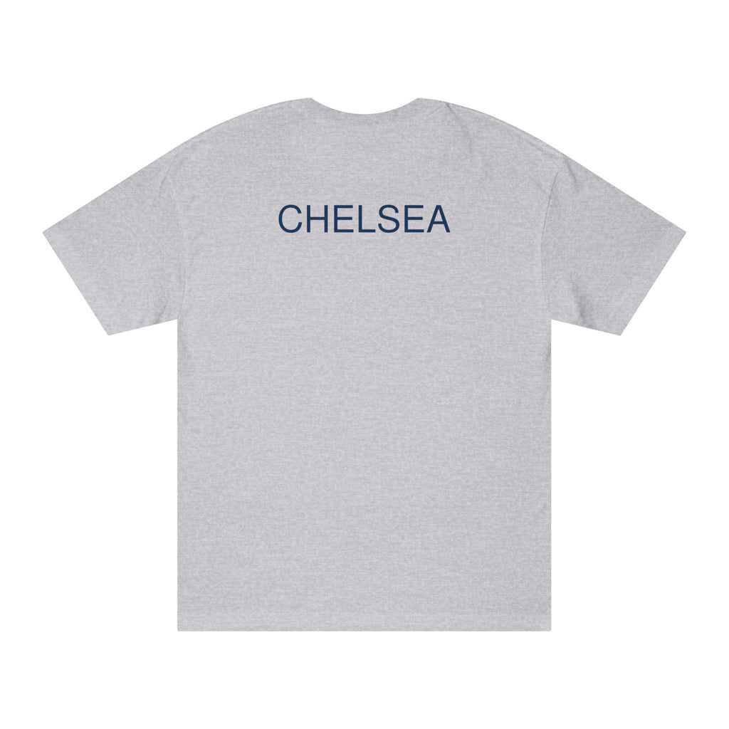Chelsea Football Club Tee Minimal Crest Front & CHELSEA Back - Etna Gift