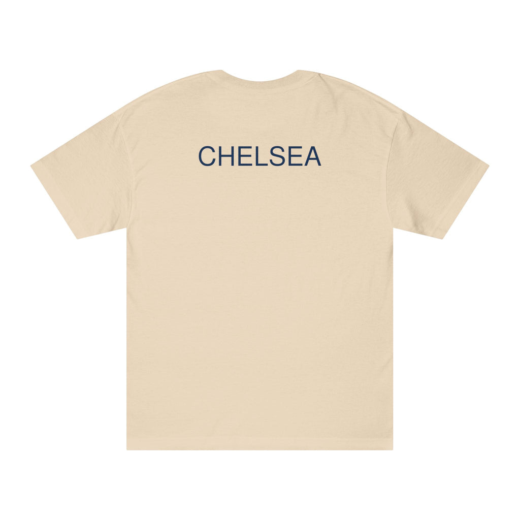 Chelsea Football Club Tee Minimal Crest Front & CHELSEA Back - Etna Gift