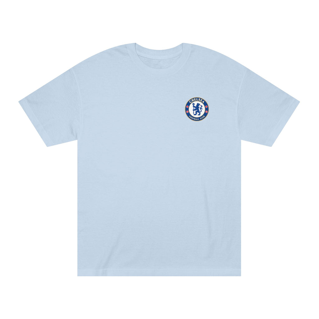 Chelsea Football Club Tee Minimal Crest Front & CHELSEA Back - Etna Gift
