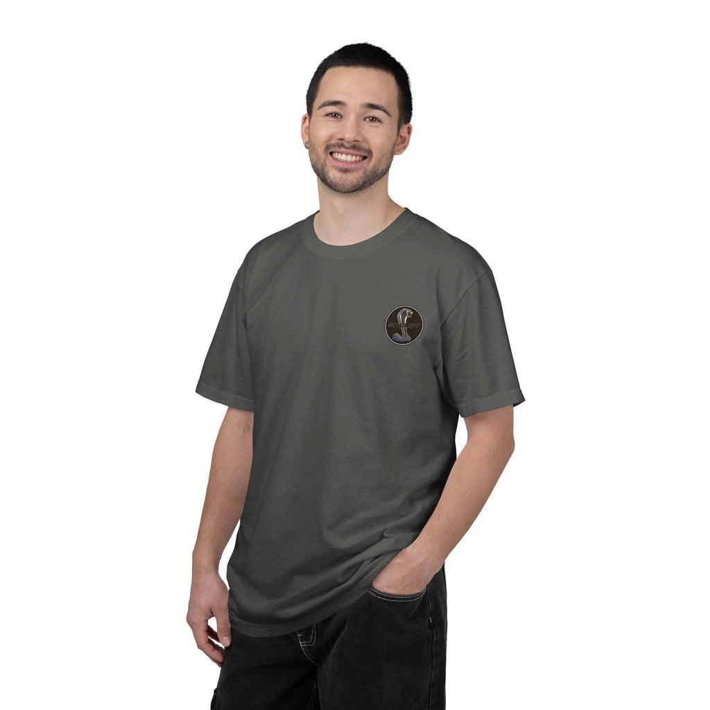 Classic Muscle Car T-Shirt | Vintage Black Mustang Illustration - Etna Gift