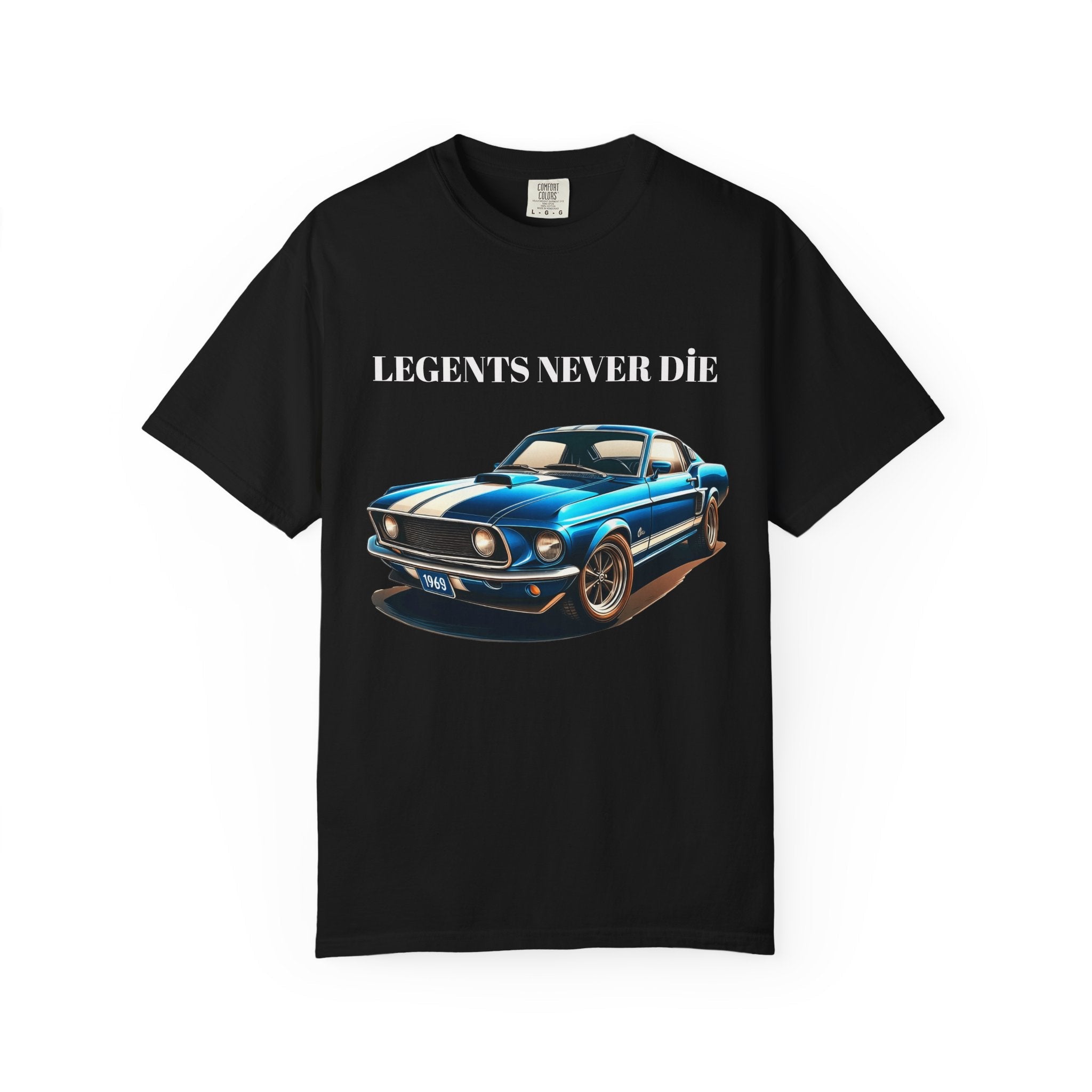 Classic Mustang Legend T-Shirt Automotive Gift Gift for Car EnthusiastsVintage Car Tee - Etna Gift