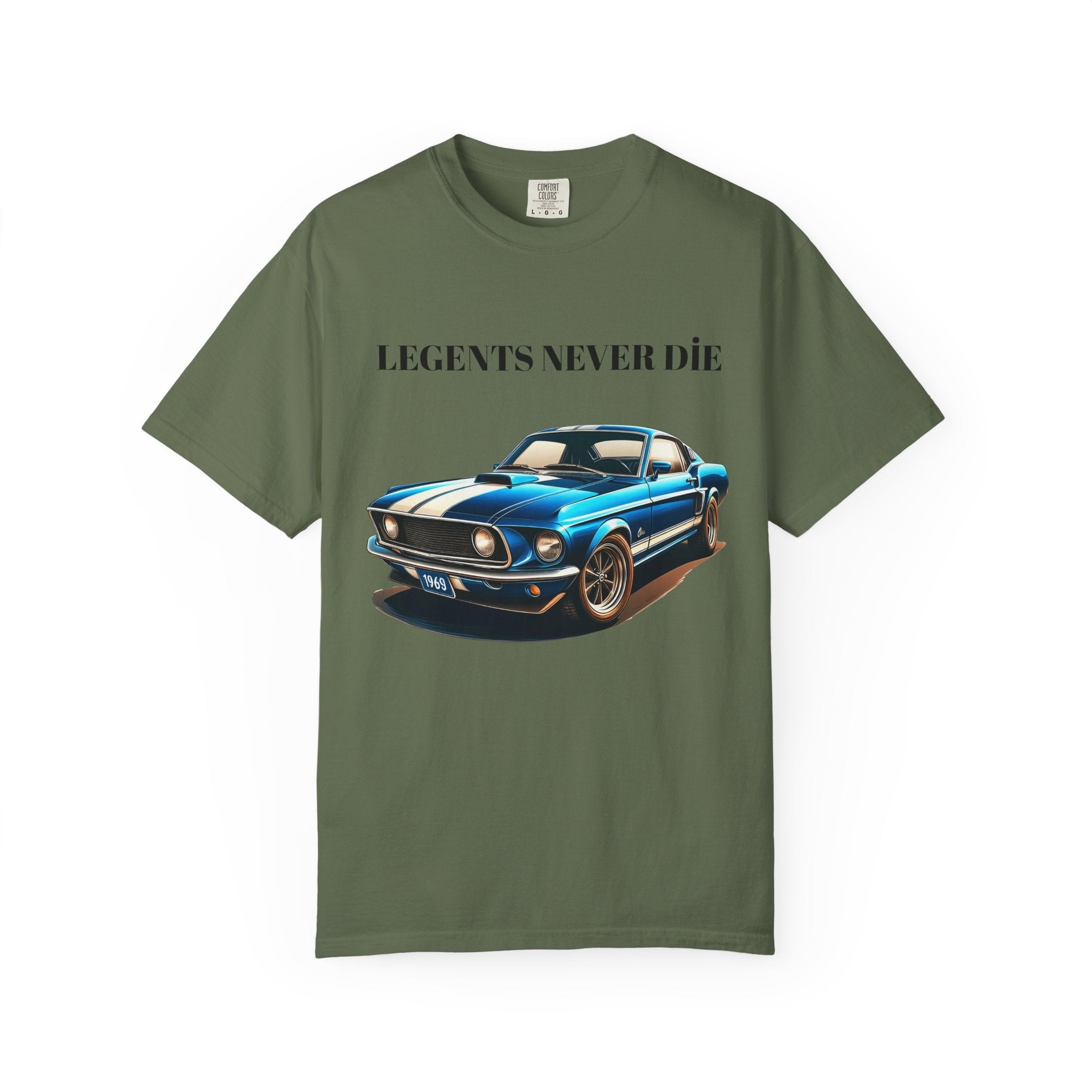 Classic Mustang Legend T-Shirt Automotive Gift Gift for Car EnthusiastsVintage Car Tee - Etna Gift