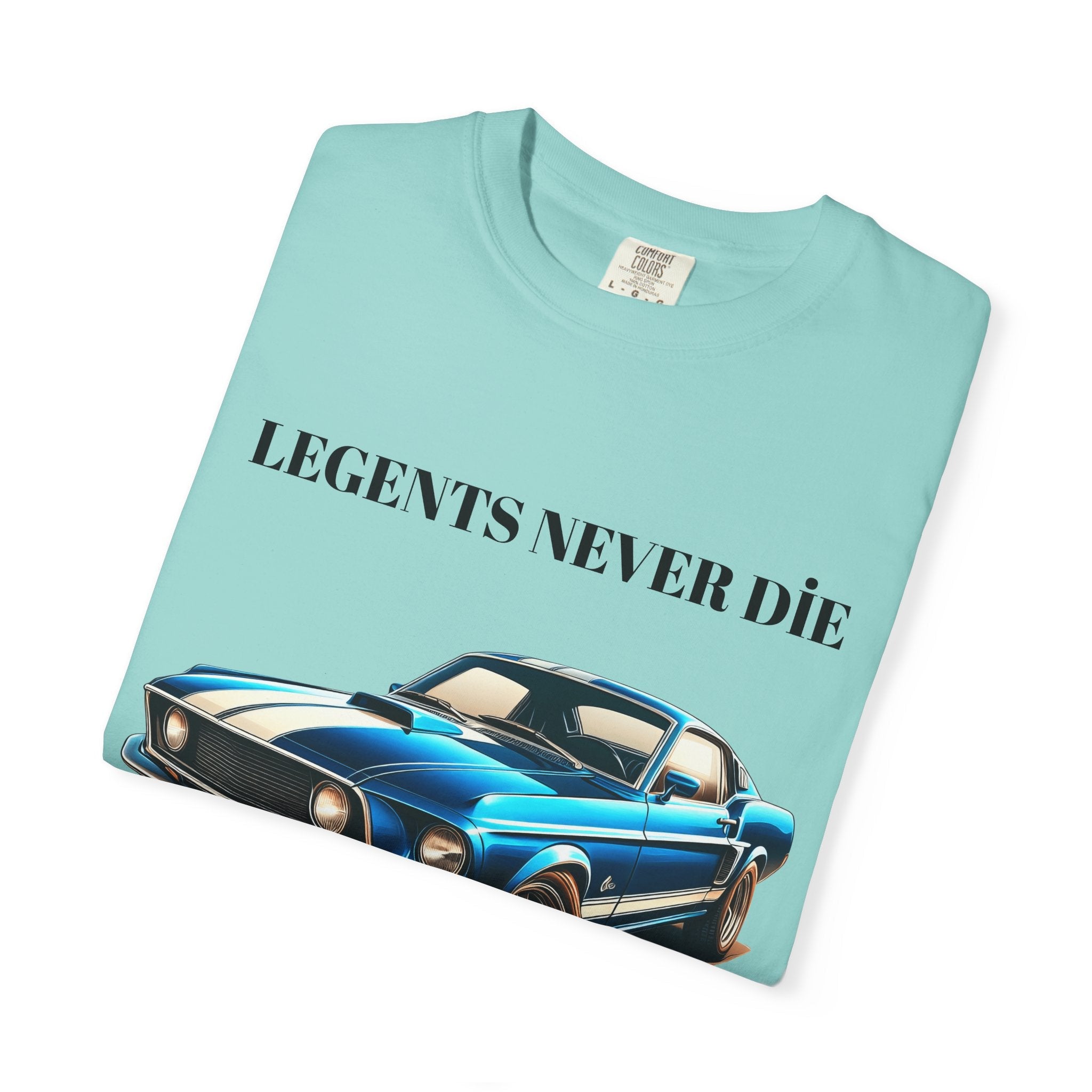 Classic Mustang Legend T-Shirt Automotive Gift Gift for Car EnthusiastsVintage Car Tee - Etna Gift