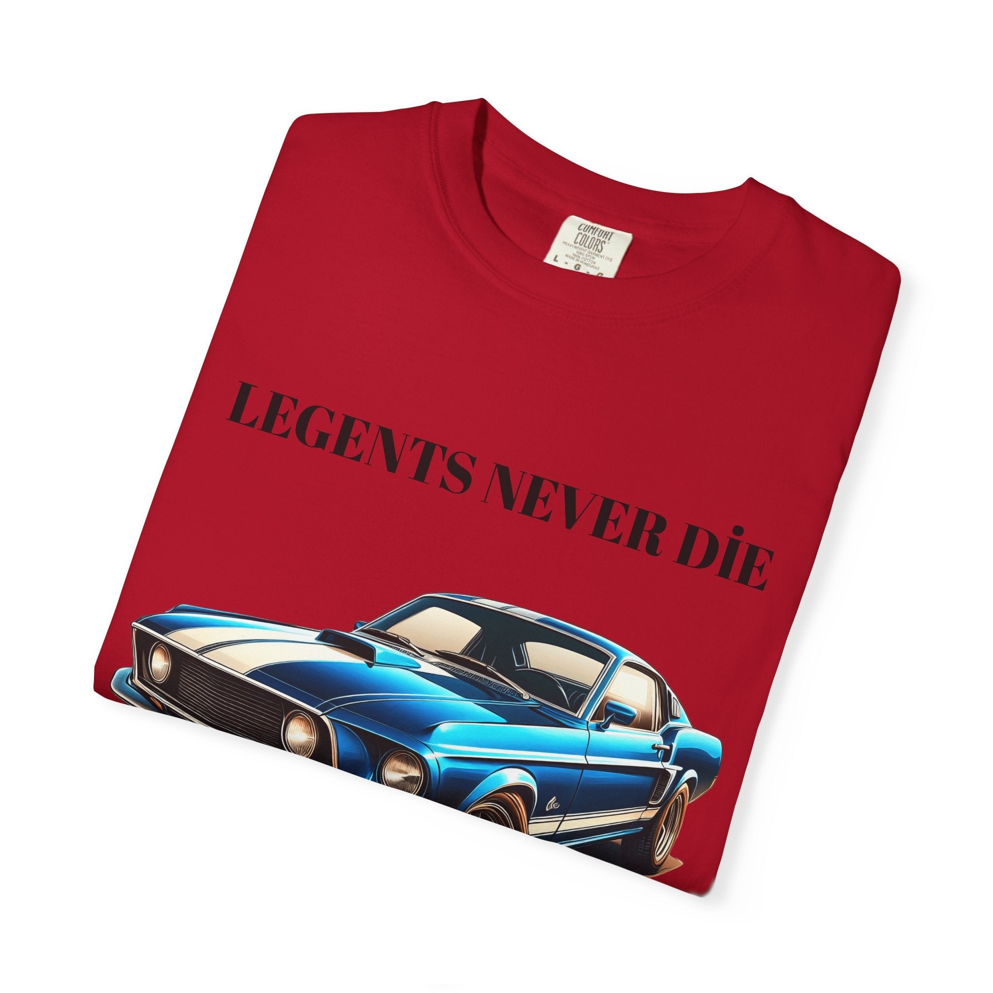 Classic Mustang Legend T-Shirt Automotive Gift Gift for Car EnthusiastsVintage Car Tee - Etna Gift