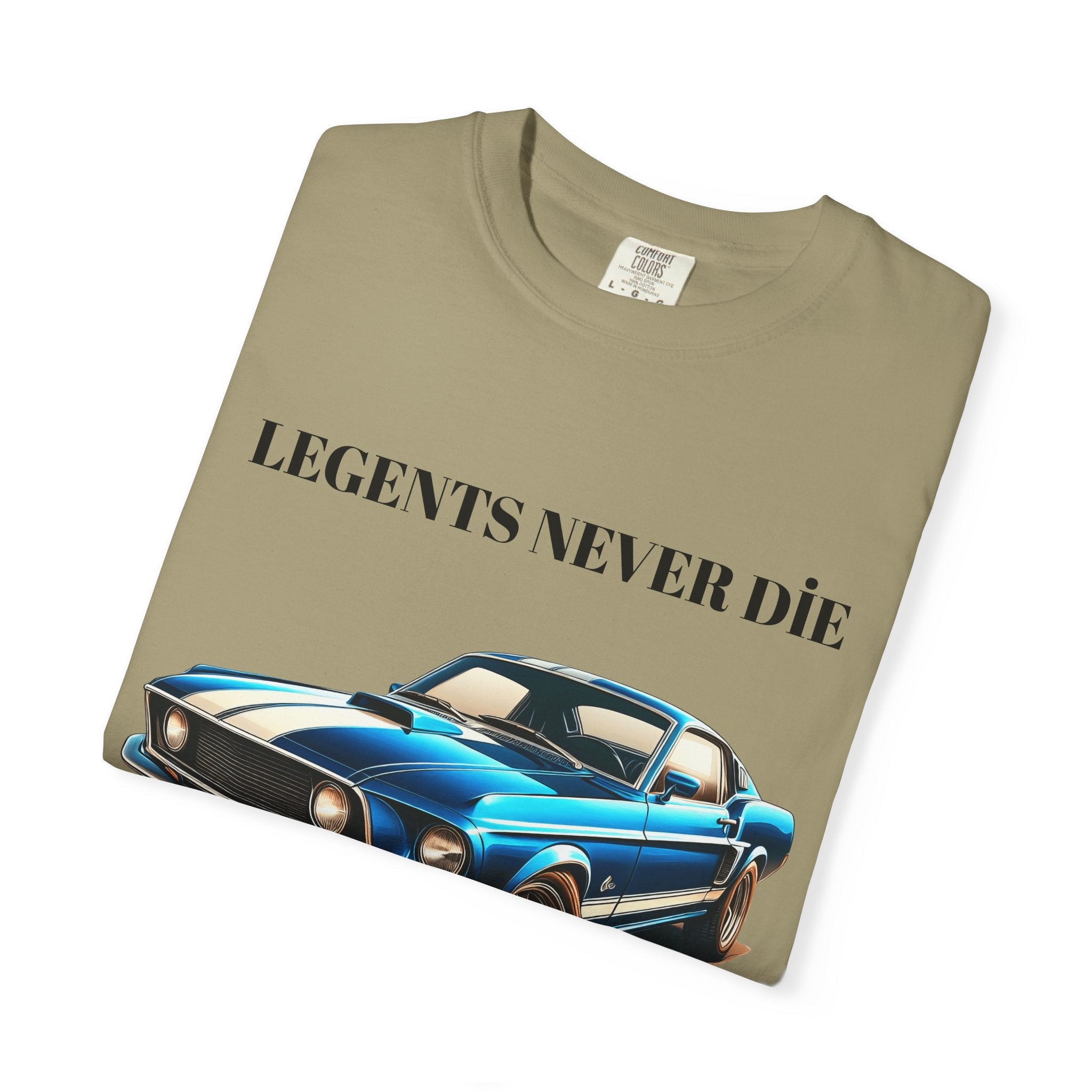 Classic Mustang Legend T-Shirt Automotive Gift Gift for Car EnthusiastsVintage Car Tee - Etna Gift