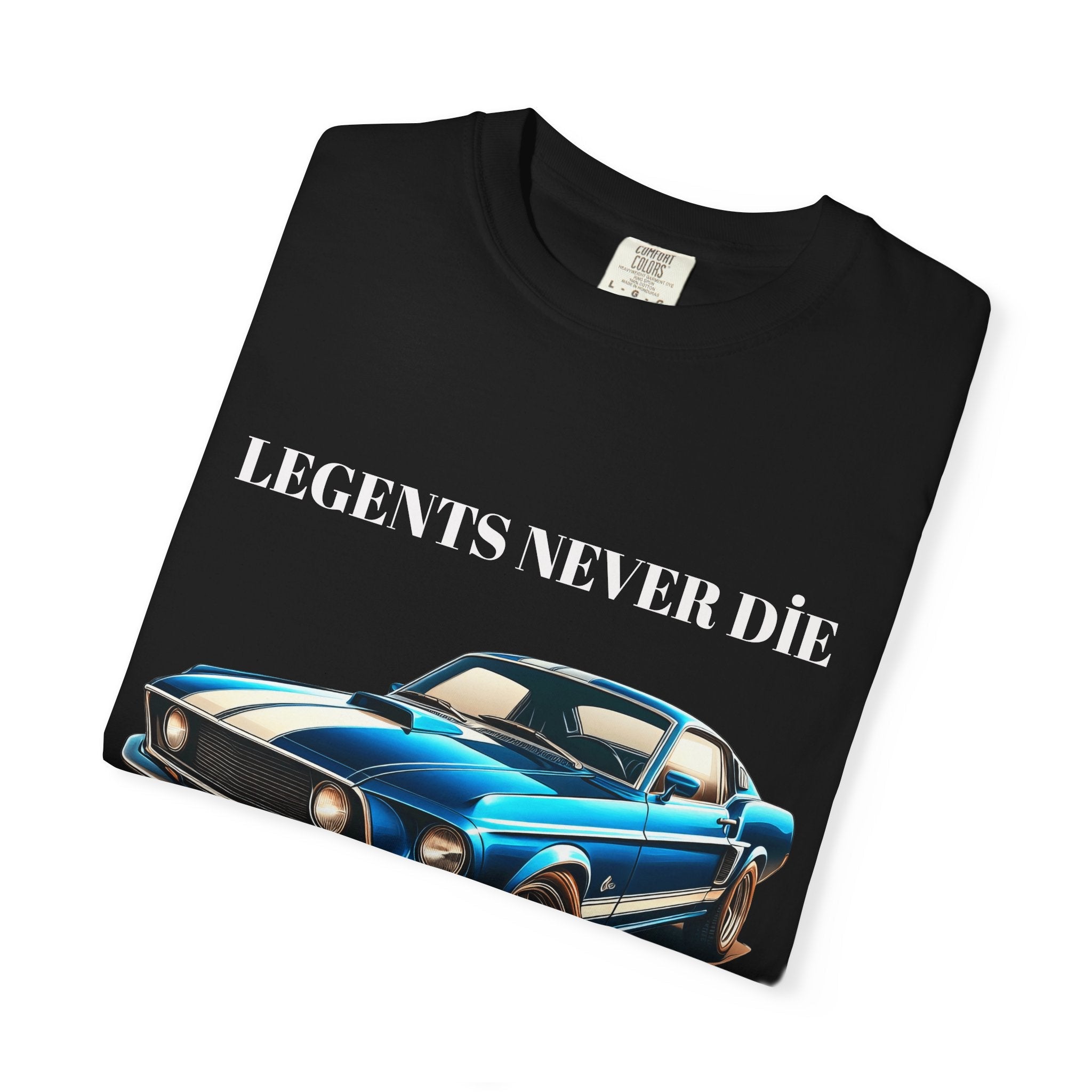 Classic Mustang Legend T-Shirt Automotive Gift Gift for Car EnthusiastsVintage Car Tee - Etna Gift