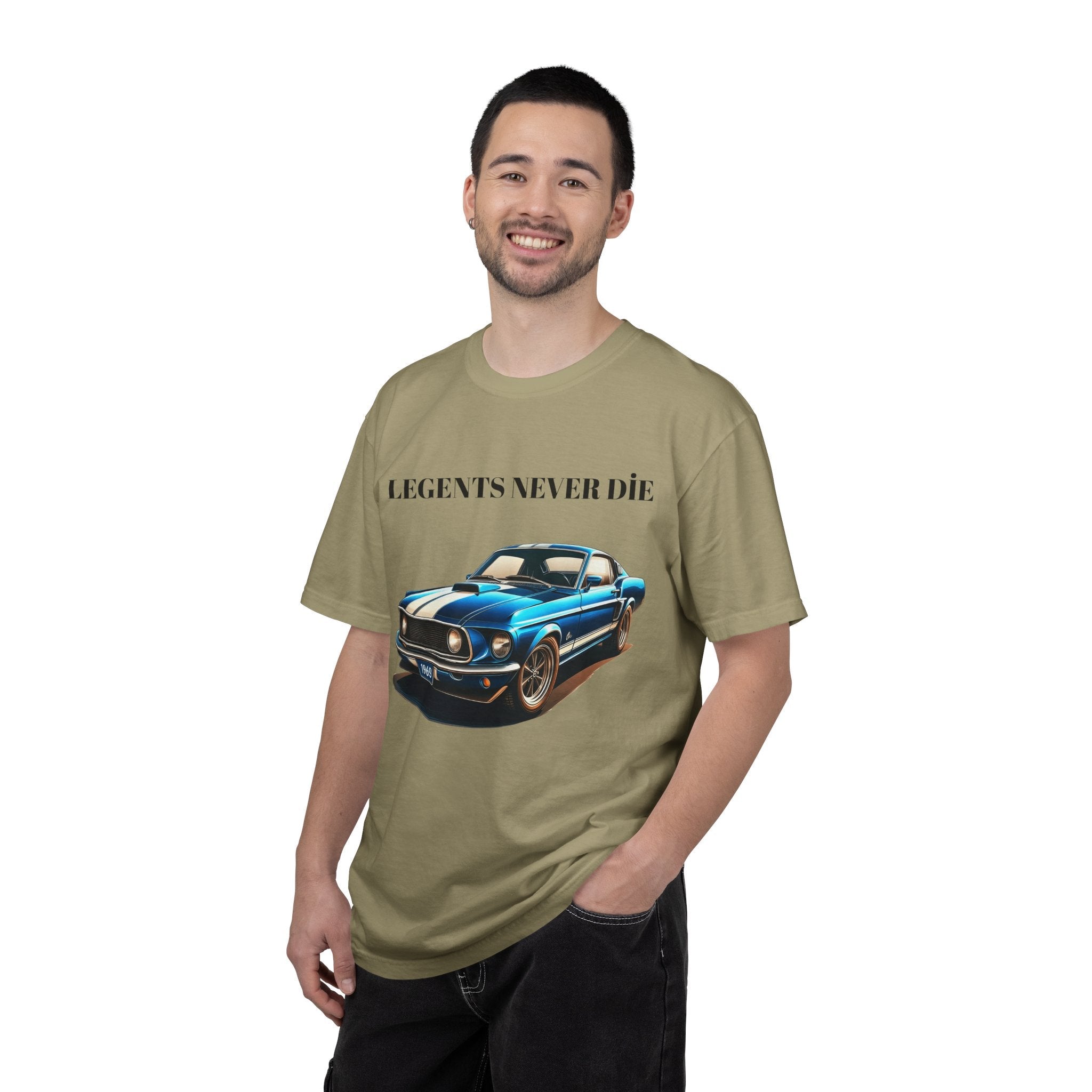 Classic Mustang Legend T-Shirt Automotive Gift Gift for Car EnthusiastsVintage Car Tee - Etna Gift