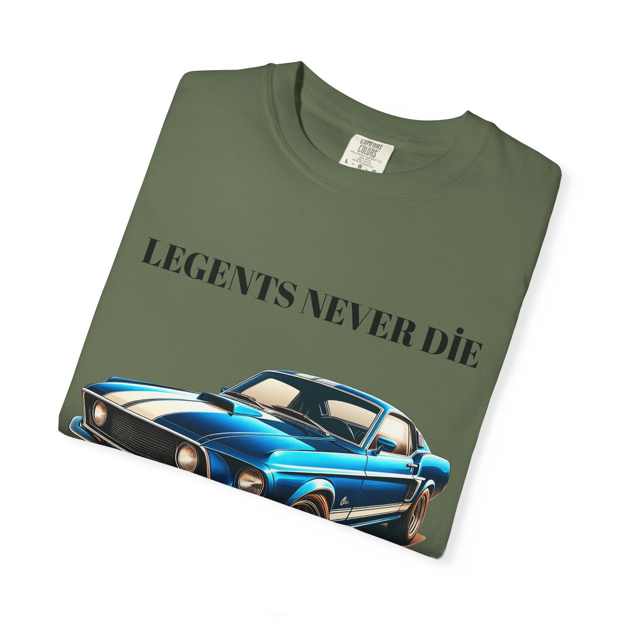 Classic Mustang Legend T-Shirt Automotive Gift Gift for Car EnthusiastsVintage Car Tee - Etna Gift
