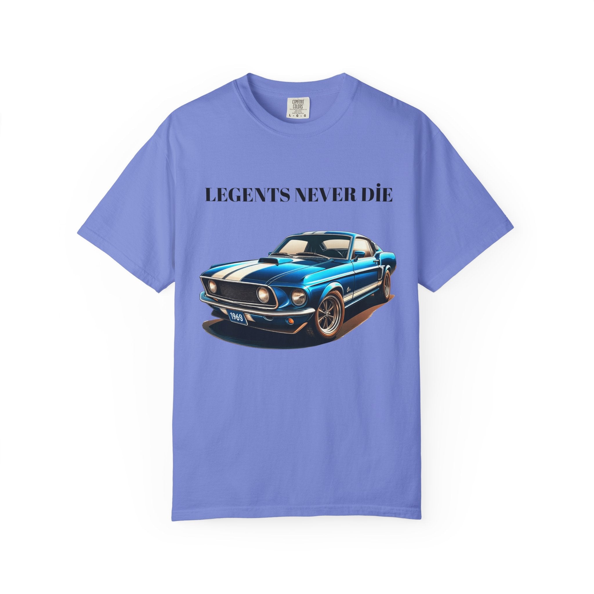 Classic Mustang Legend T-Shirt Automotive Gift Gift for Car EnthusiastsVintage Car Tee - Etna Gift