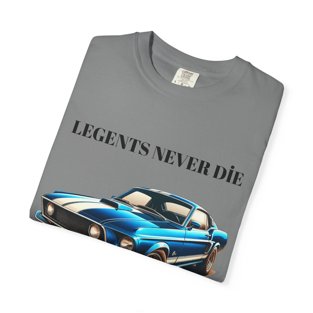 Classic Mustang Legend T-Shirt Automotive Gift Gift for Car EnthusiastsVintage Car Tee - Etna Gift