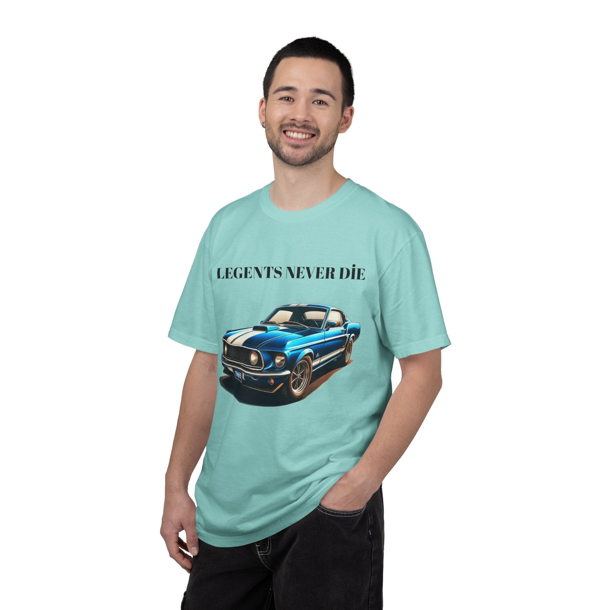 Classic Mustang Legend T-Shirt Automotive Gift Gift for Car EnthusiastsVintage Car Tee - Etna Gift