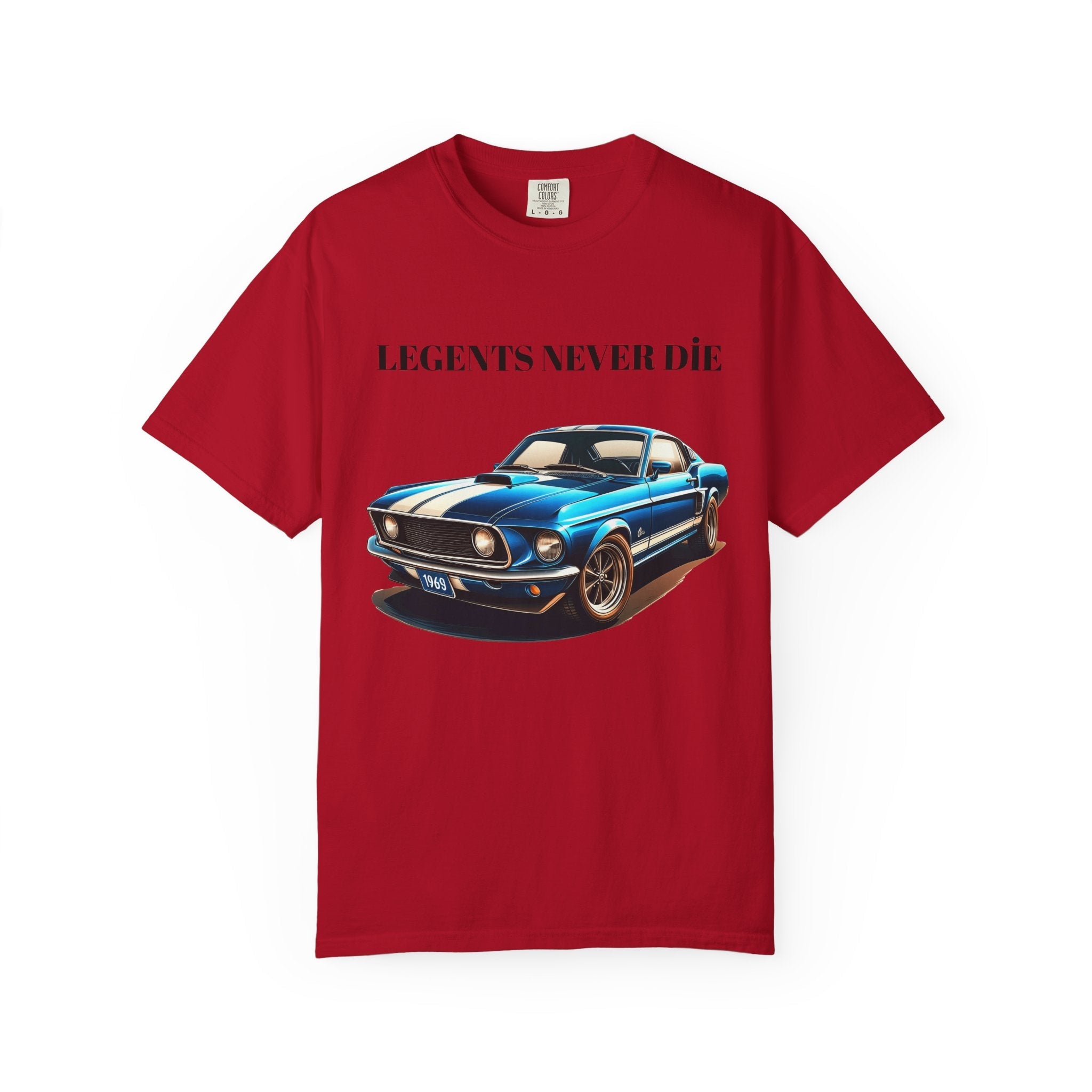 Classic Mustang Legend T-Shirt Automotive Gift Gift for Car EnthusiastsVintage Car Tee - Etna Gift