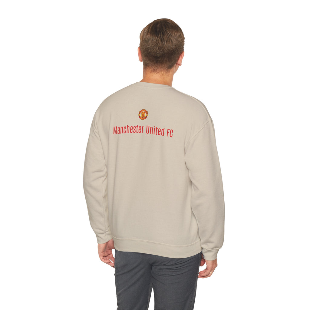Crewneck Sweatshirt — Manchester United FC Logo Pullover - Etna Gift