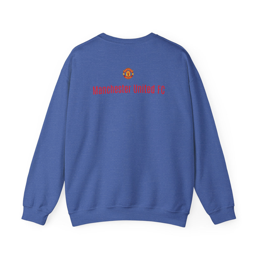 Crewneck Sweatshirt — Manchester United FC Logo Pullover - Etna Gift