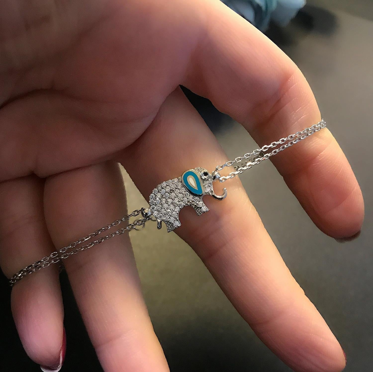 Elephant 925 Sterling Silver Bracelet - Etna Gift